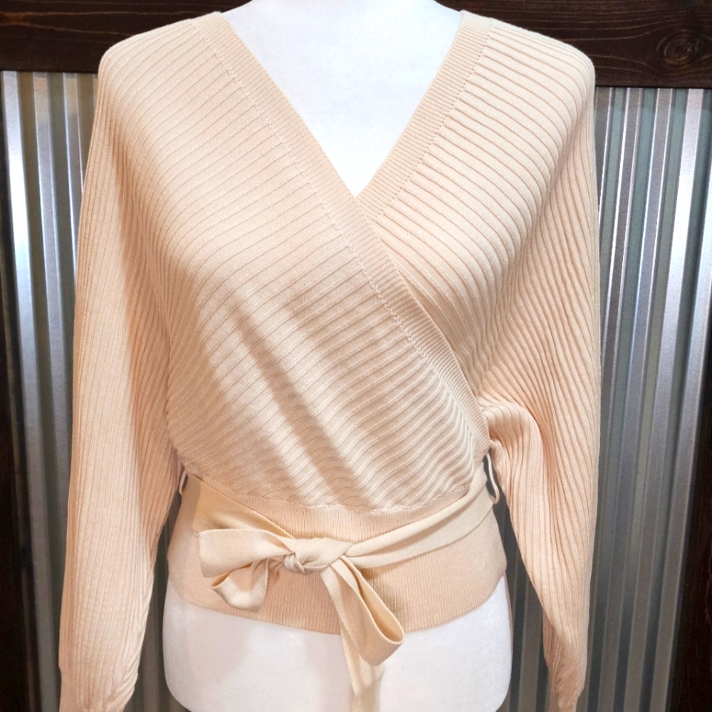 🌊Wrap Sweater